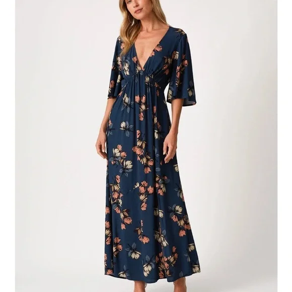 lovestitch floral maxi dress Josie Floral Maxi Dress